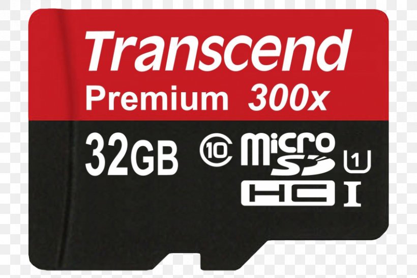 Transcend MicroSDHC Transcend Information Computer Data Storage Flash Memory Cards, PNG, 850x567px, Microsd, Area, Brand, Camera, Computer Data Storage Download Free