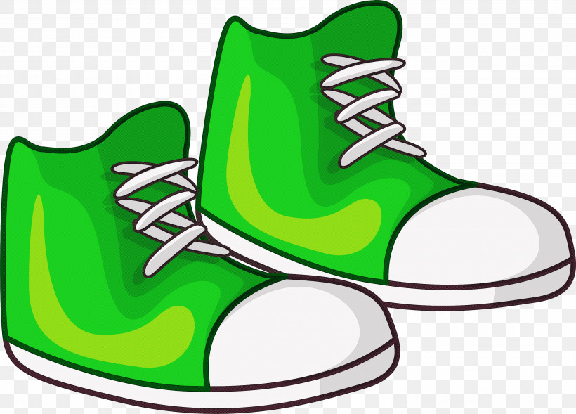 Shoe Sneakers Slipper Walking Shoe, PNG, 3000x2155px, Shoe, Basketball Shoe, Dress Shoe, Green, Nike Download Free