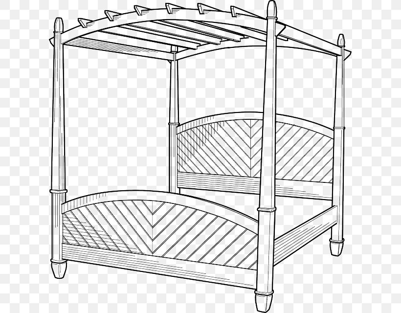 Four-poster Bed Bed-making Clip Art, PNG, 619x640px, Fourposter Bed, Area, Bed, Bed Frame, Bedding Download Free