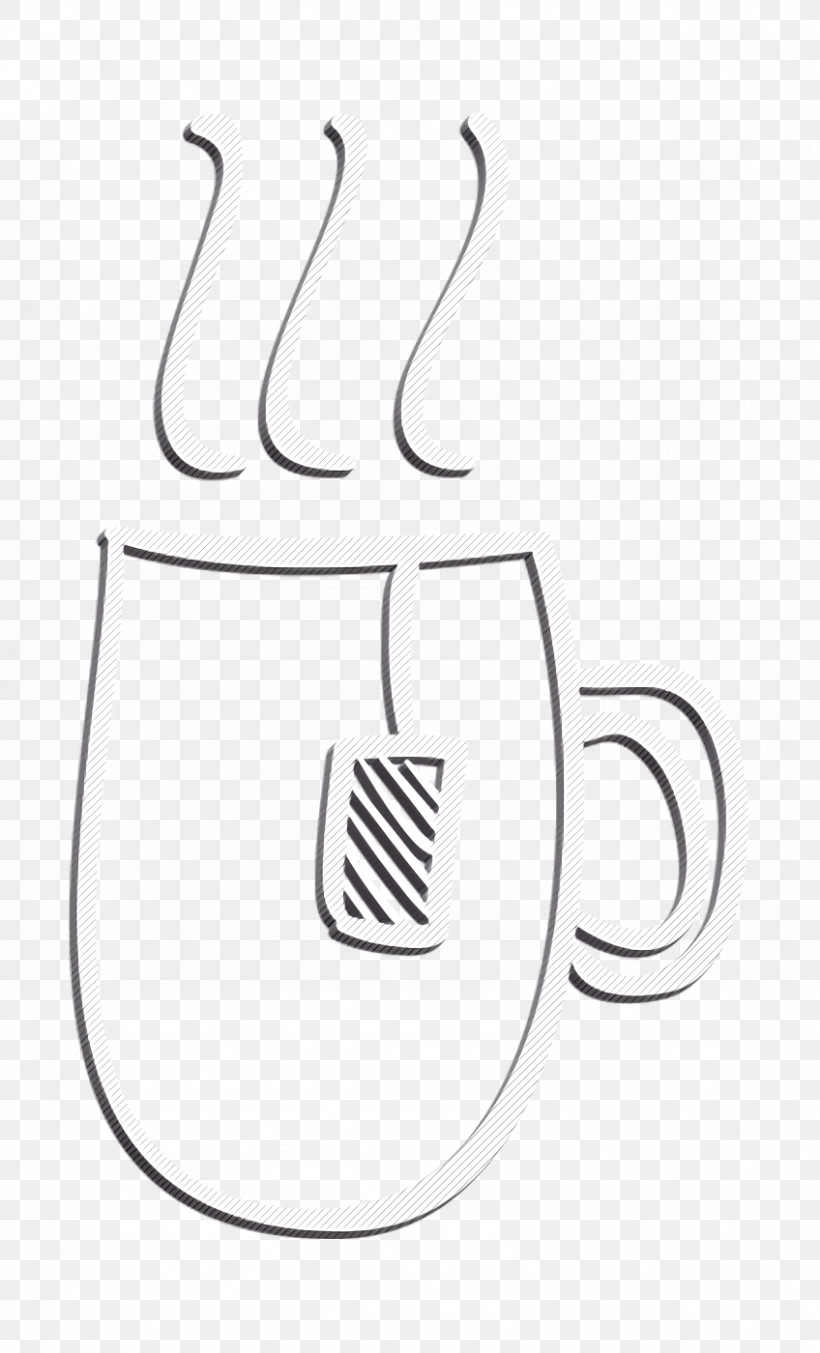 Social Media Hand Drawn Icon Hot Tea Cup Hand Drawn Outline Icon Food Icon, PNG, 848x1400px, Social Media Hand Drawn Icon, Cup, Food Icon, Geometry, Line Download Free