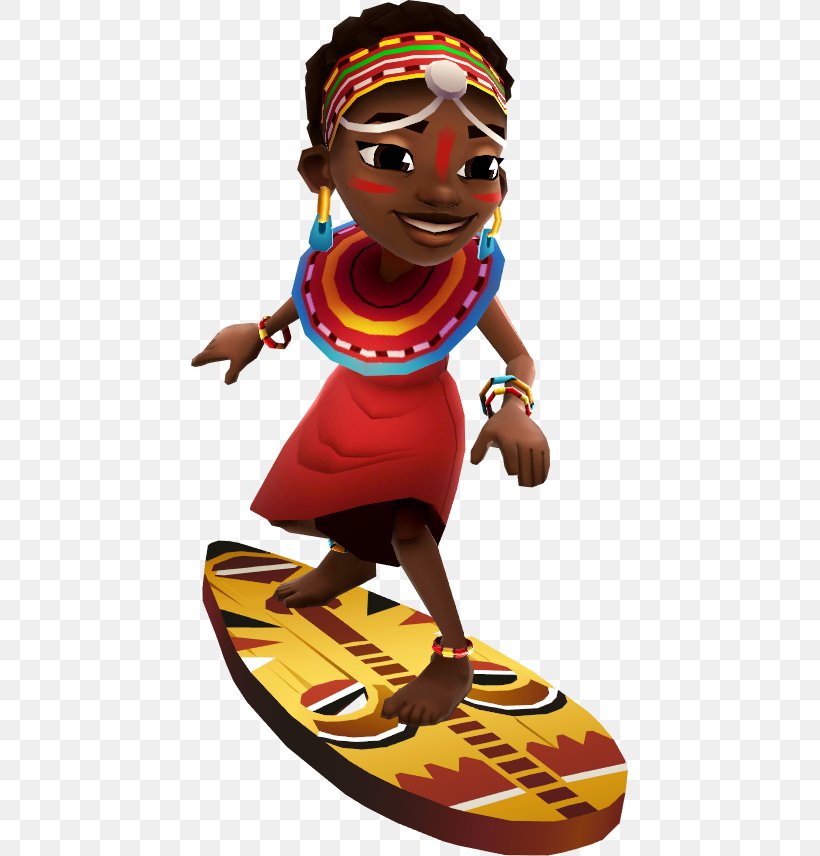 Subway Surfers Kenya Cartoon, PNG, 437x856px, Subway Surfers, Art, Cartoon, Character, City Download Free