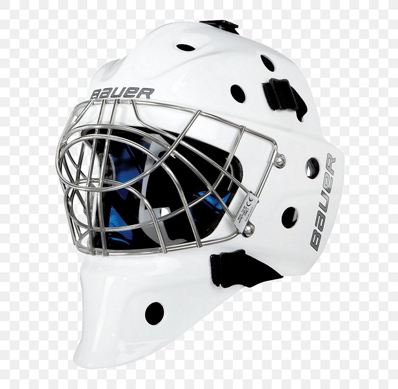 Bauer Hockey Goaltender Mask Ice Hockey, PNG, 800x800px, Bauer Hockey, Baseball Equipment, Bicycle Clothing, Bicycle Helmet, Bicycles Equipment And Supplies Download Free