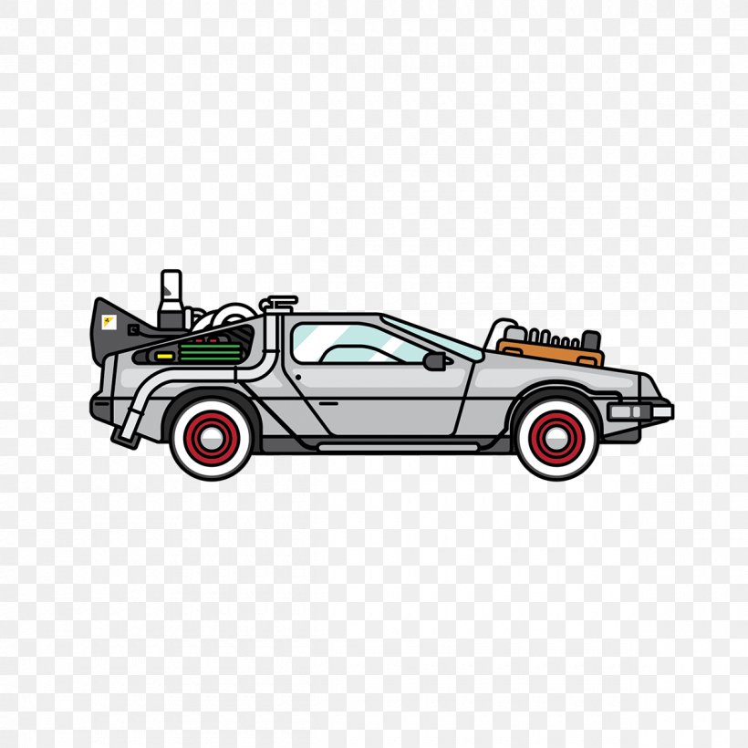 Car DeLorean DMC-12 Dr. Emmett Brown DeLorean Time Machine Back To The Future, PNG, 1200x1200px, Car, Automotive Design, Automotive Exterior, Back To The Future, Brand Download Free