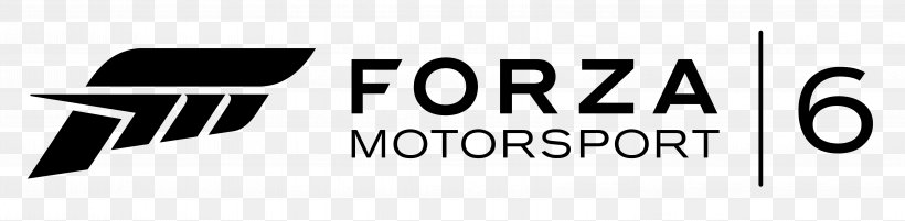 Forza Motorsport 7 Forza Motorsport 6 Forza Horizon 3 Forza Horizon 2, PNG, 6718x1650px, Forza Motorsport 7, Black And White, Brand, Forza, Forza Horizon Download Free