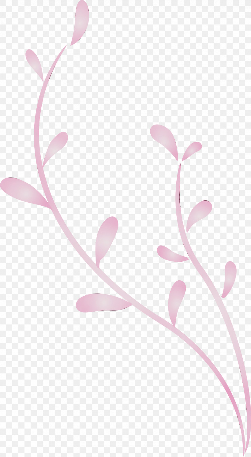 Pink Pedicel Branch Leaf Plant, PNG, 1647x3000px, Spring Frame, Branch, Decoration Frame, Flower, Leaf Download Free