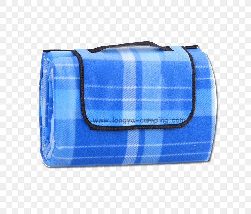 Bag Blanket Polar Fleece Waterproofing Plastic, PNG, 700x700px, Bag, Blanket, Blue, Camping, Cobalt Blue Download Free