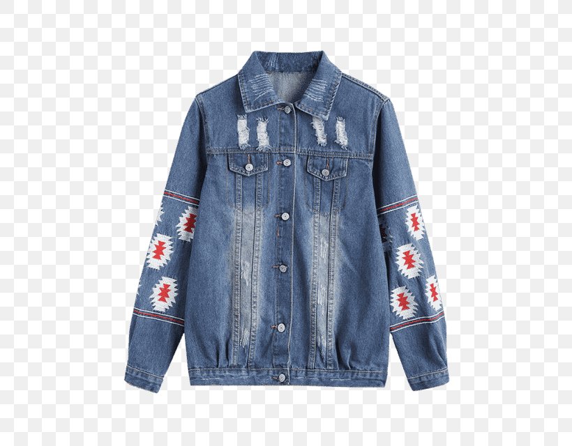 Denim T-shirt Jacket Sleeve, PNG, 480x640px, Denim, Blouse, Blue, Button, Clothing Download Free