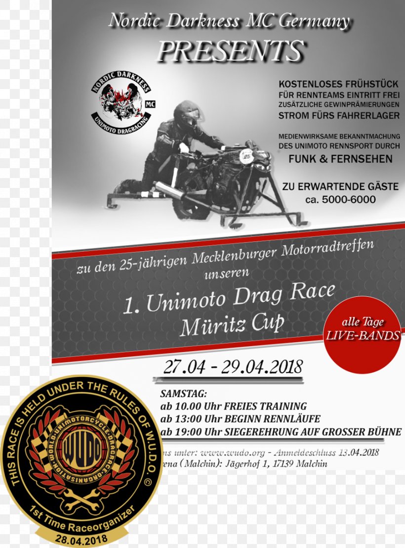 Drag Racing Road Eagle MC Arnsdorf Evenement Nordic Darkness Organization, PNG, 900x1217px, 2018, Drag Racing, Advertising, April, Brand Download Free