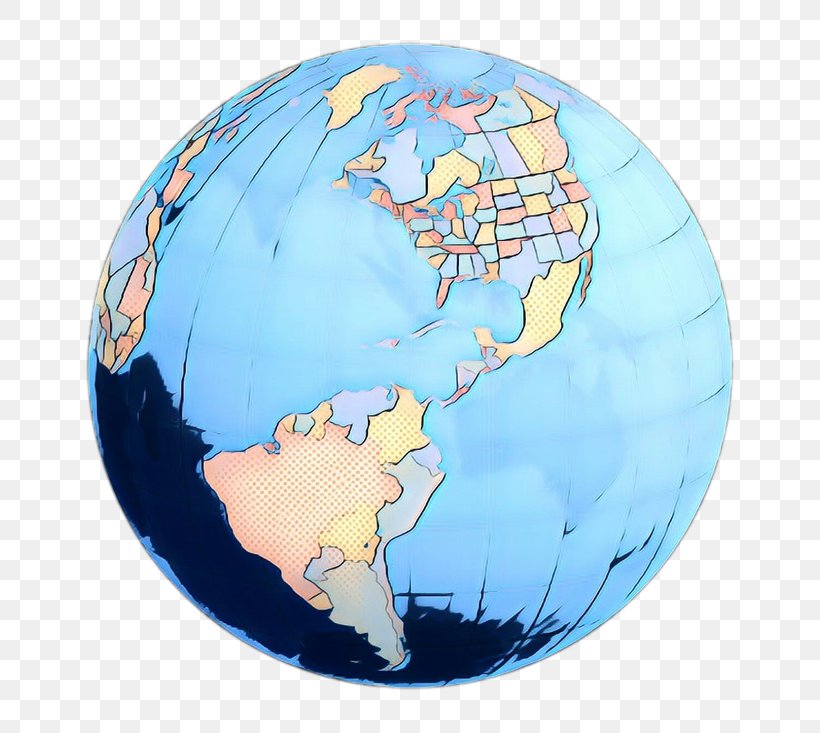 Globe Earth Planet World Sphere, PNG, 733x733px, Pop Art, Ball, Earth, Globe, Interior Design Download Free