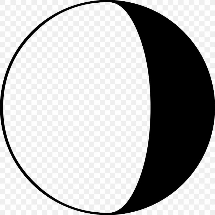 Lunar Phase New Moon Symbol, PNG, 980x980px, Lunar Phase, Area, Black, Black And White, Crescent Download Free
