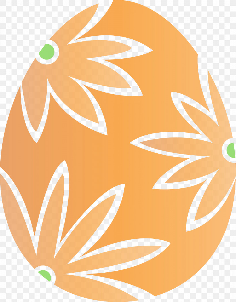 Orange, PNG, 2341x3000px, Floral Easter Egg, Circle, Flower Easter Egg, Happy Easter Day, Leaf Download Free