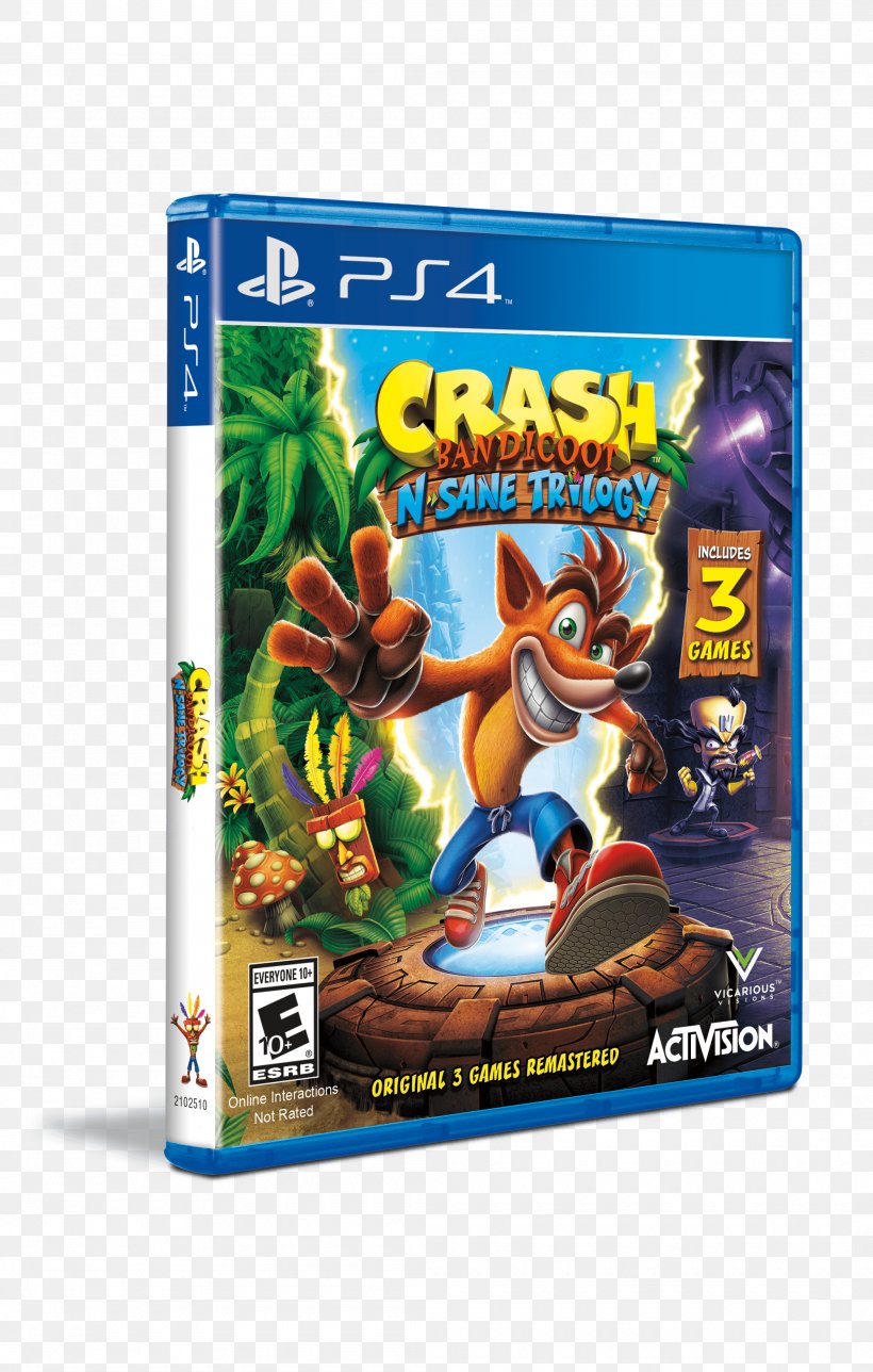 Crash Bandicoot N. Sane Trilogy Crash Bandicoot: Warped PlayStation 4 Crash Bandicoot 2: Cortex Strikes Back, PNG, 2100x3300px, Crash Bandicoot N Sane Trilogy, Action Figure, Bandicoot, Crash Bandicoot, Crash Bandicoot Warped Download Free