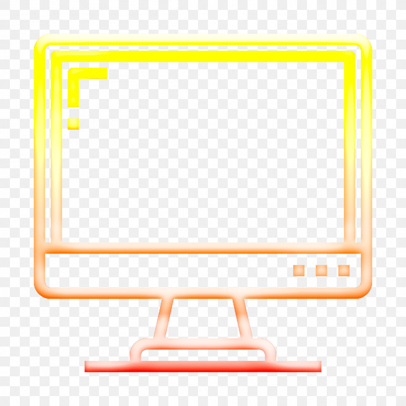 Electronic Device Icon Monitor Icon, PNG, 1152x1152px, Electronic Device Icon, Computer Monitor, Computer Monitor Accessory, Flat Panel Display, Line Download Free