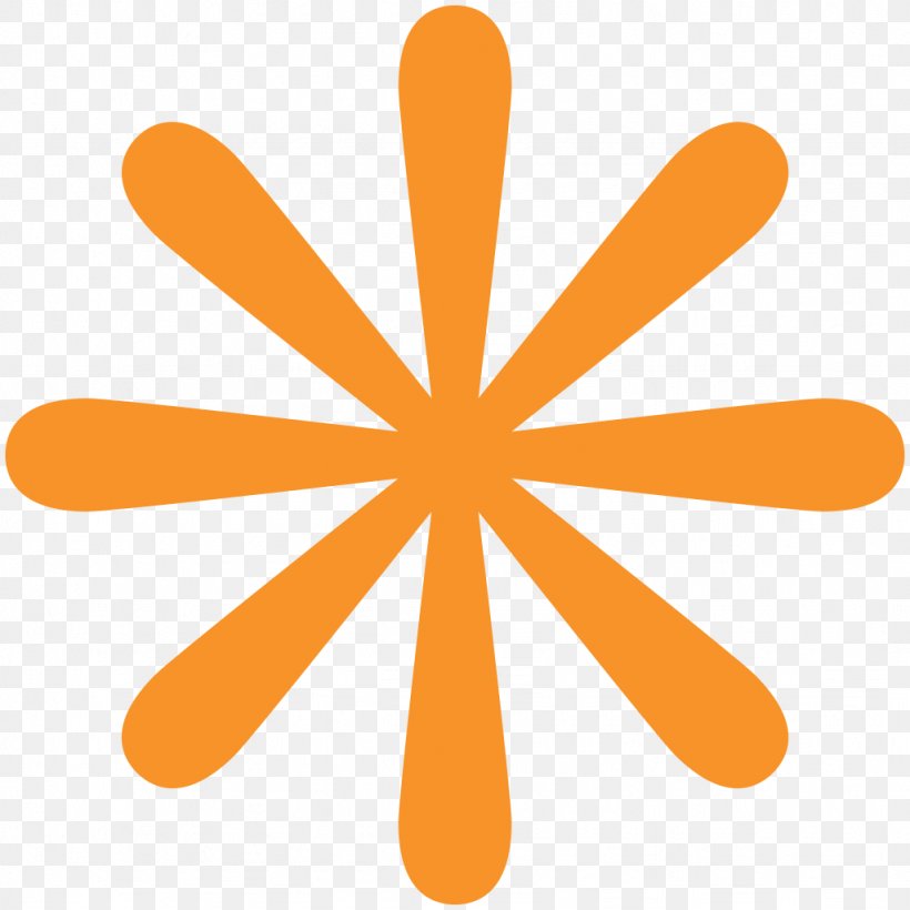 Emoji Asterisk Symbol, PNG, 1024x1024px, Emoji, Asterisk, Eight Spoked Asterisk, Logo, Orange Download Free