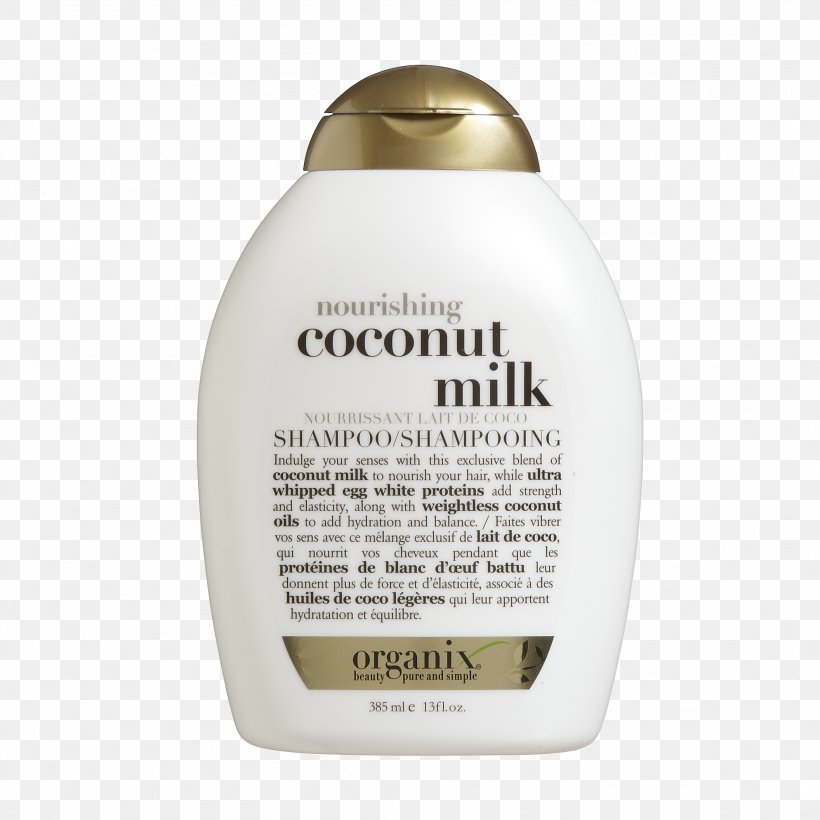 OGX Nourishing Coconut Milk Shampoo Hair Care Organix Nourishing Coconut Milk Anti-Breakage Serum, PNG, 2112x2112px, Coconut Milk, Coconut, Coconut Water, Cosmetics, Hair Download Free
