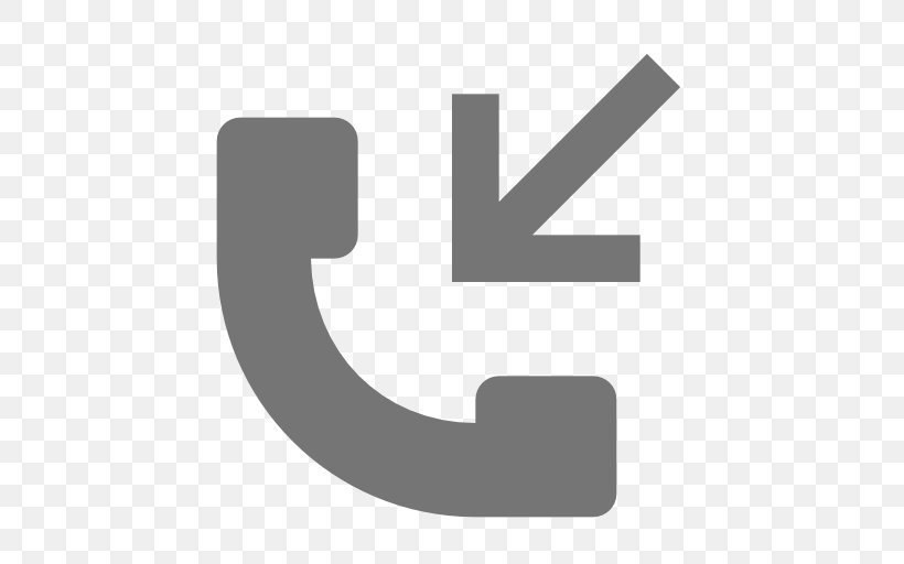 Telephone Call Missed Call Handset, PNG, 512x512px, Telephone, Black And White, Brand, Dialup Internet Access, Hand Download Free