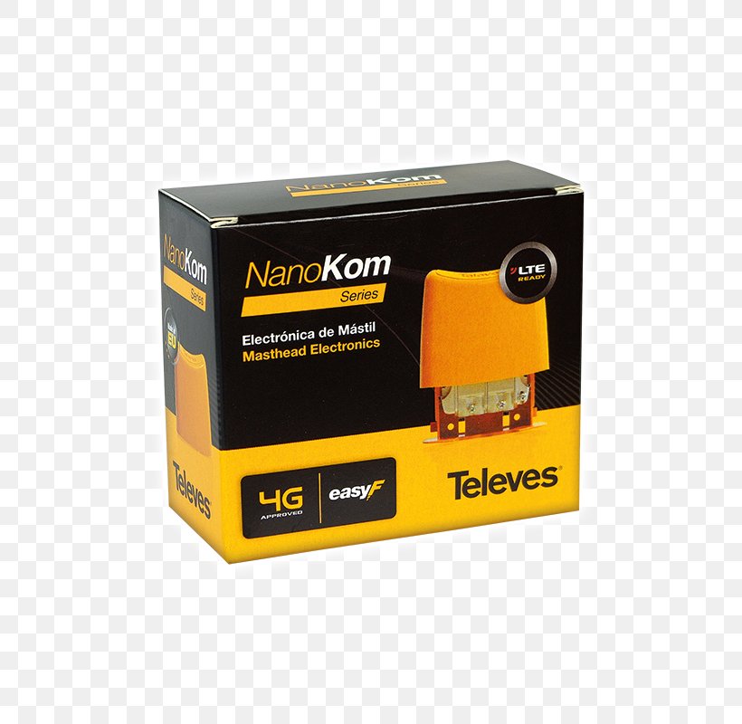 Televes Nanokom TV Amplifier 2dB Television Antenna Aerials, PNG, 800x800px, 4glte Filter, Television, Aerials, Amplificador, Amplifier Download Free