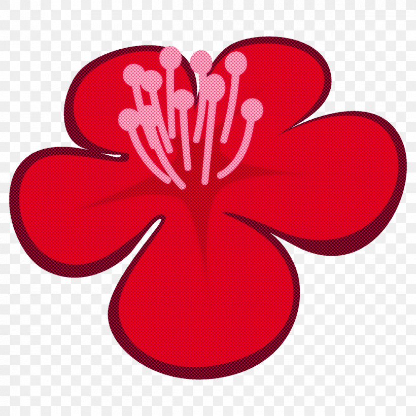 Plum Blossoms Plum Winter Flower, PNG, 1200x1200px, Plum Blossoms, Flower, Hibiscus, Mallow Family, Petal Download Free