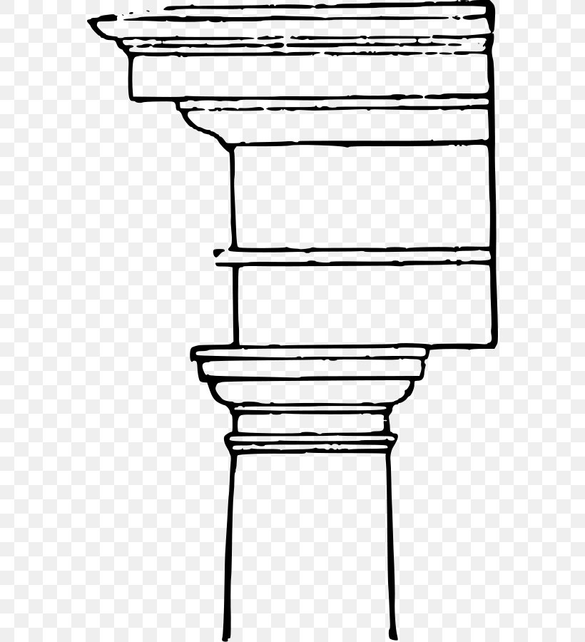 Tuscan Order Ionic Order Classical Order Clip Art, PNG, 576x900px, Tuscan Order, Architecture, Area, Black And White, Capital Download Free