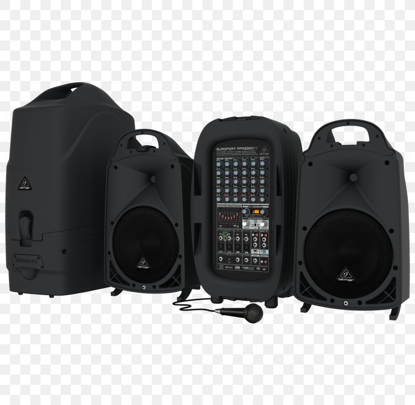 Microphone Public Address Systems Behringer Europort Loudspeaker, PNG, 800x800px, Microphone, Audio, Audio Equipment, Audio Mixers, Audio Power Amplifier Download Free