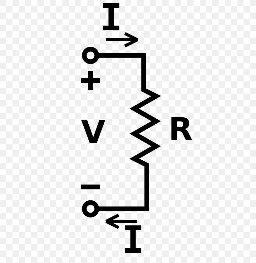 Ohm's Law Electric Potential Difference Electric Current Electrical Resistance And Conductance, PNG, 600x840px, Ohm, Ampere, Area, Black, Black And White Download Free
