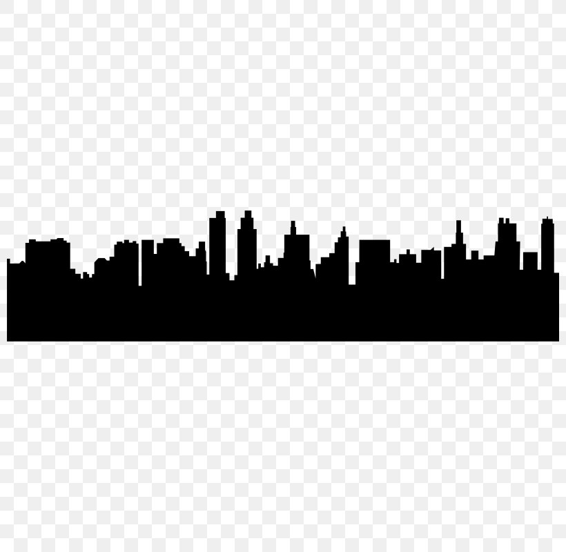 Silhouette City Skyline, PNG, 800x800px, Silhouette, Black And White, Building, City, Fotolia Download Free