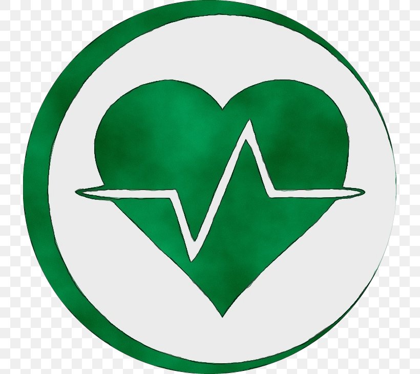 Green Symbol Logo Heart Emblem, PNG, 729x730px, Watercolor, Emblem, Green, Heart, Logo Download Free