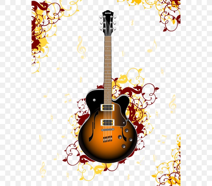 Guitar Musical Instrument, PNG, 576x720px, Watercolor, Cartoon, Flower, Frame, Heart Download Free