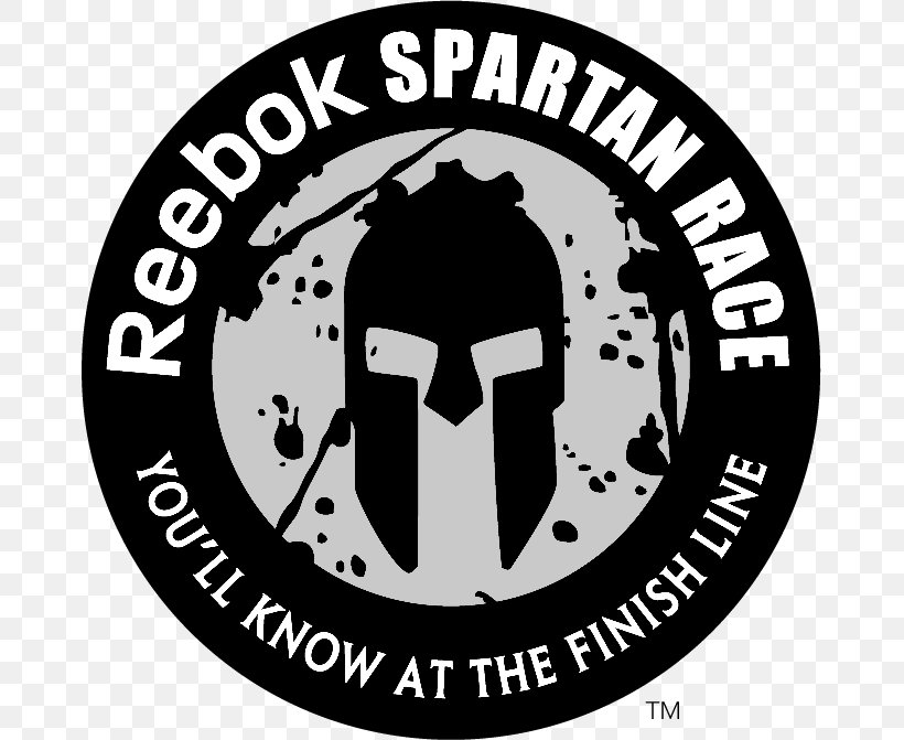 Spartan Race Logo Obstacle Racing Sport Hotel Maioli, PNG, 671x671px, Spartan Race, Badge, Black, Black And White, Brand Download Free