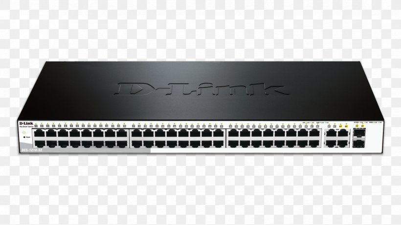 Gigabit Ethernet Network Switch Fast Ethernet 1000BASE-T D-Link DES 1210, PNG, 1664x936px, Gigabit Ethernet, Computer Network, Dlink, Dlink Des 1210, Electronic Component Download Free