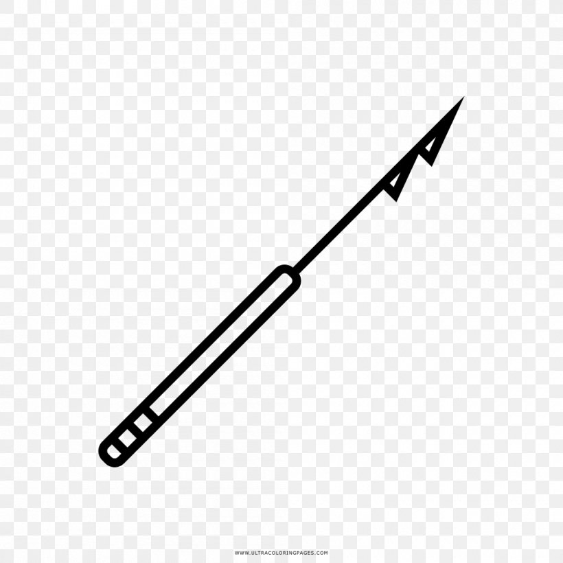 Harpoon Drawing, PNG, 1000x1000px, Harpoon, Area, Black, Black And White, Brand Download Free