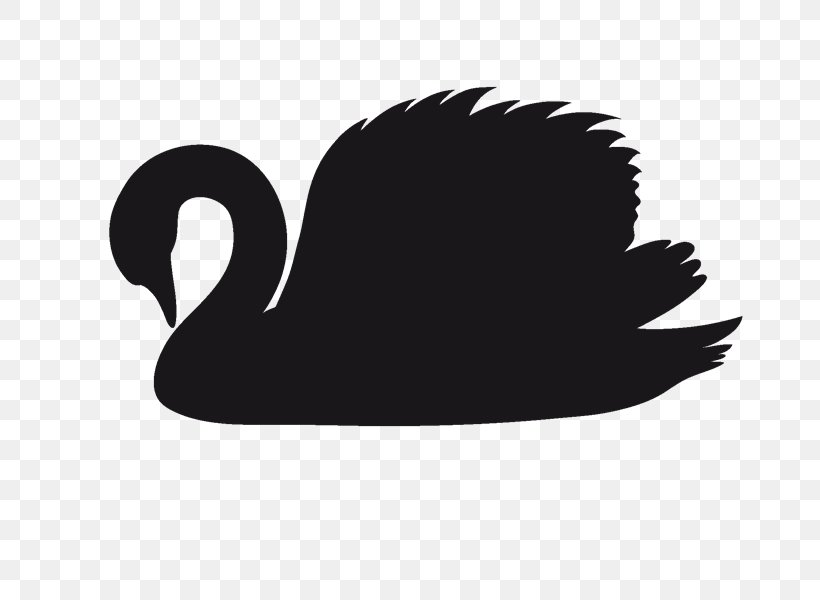 Silhouette Clip Art, PNG, 800x600px, Silhouette, Beak, Black And White, Black Swan, Cygnini Download Free