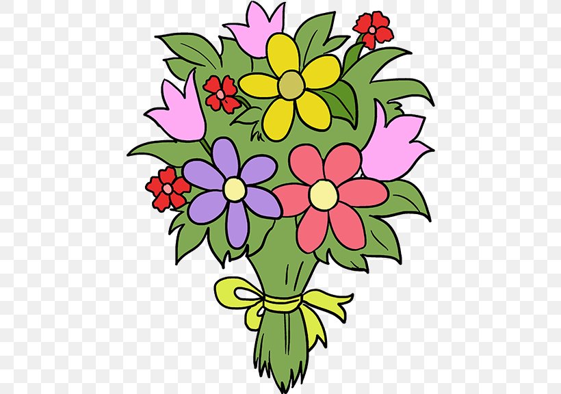 Bouquet Of Flowers Drawing, PNG, 452x576px, Flower Bouquet, Bouquet, Cut Flowers, Drawing, Floral Design Download Free