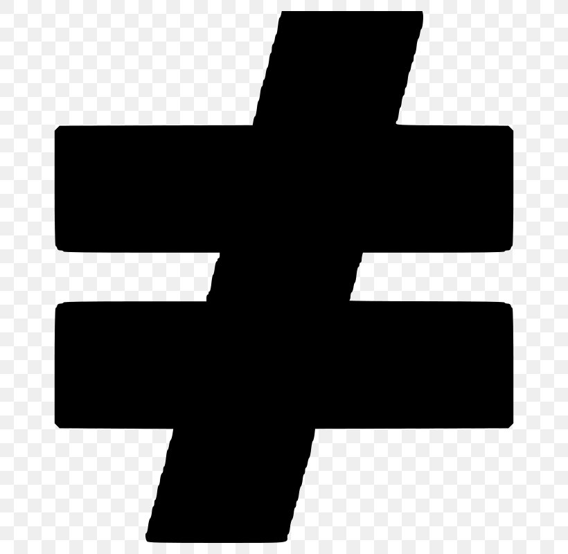 Equals Sign Symbol Clip Art, PNG, 800x800px, Equals Sign, Black, Black And White, Cross, Equality Download Free