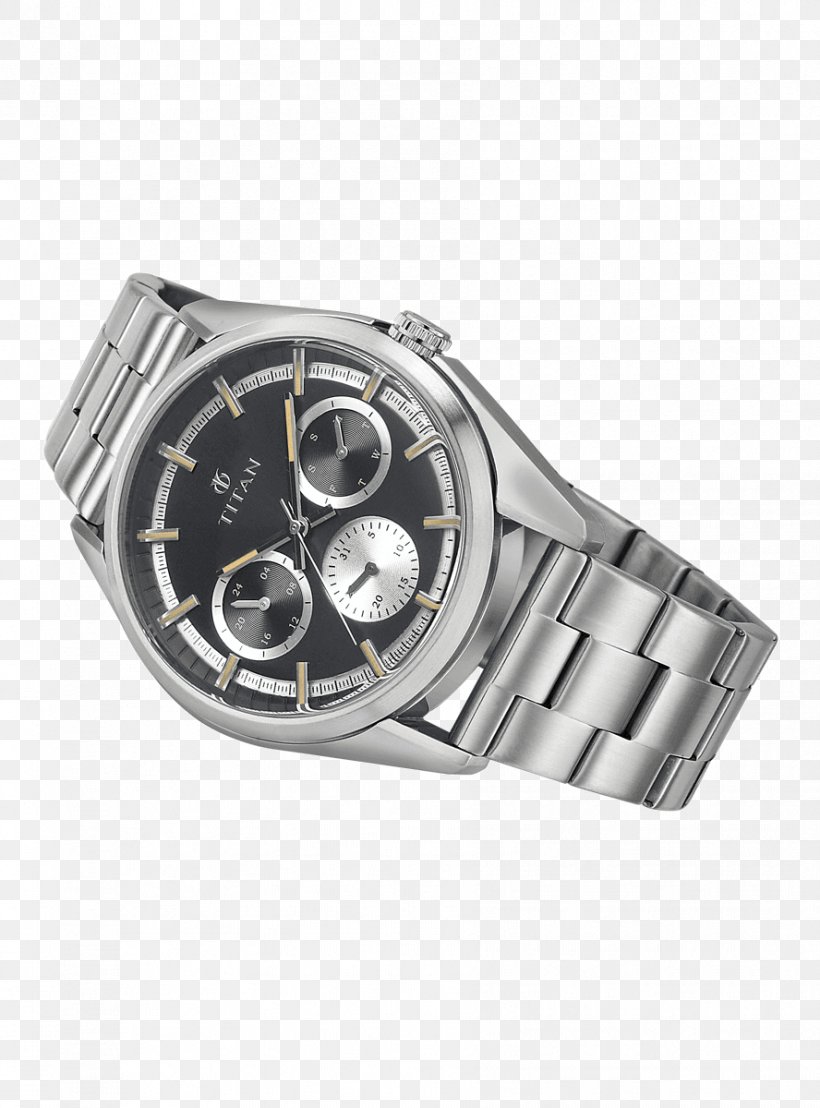 Silver Watch Strap Metal Titan Company, PNG, 888x1200px, Silver, Black, Brand, Clock, Color Download Free