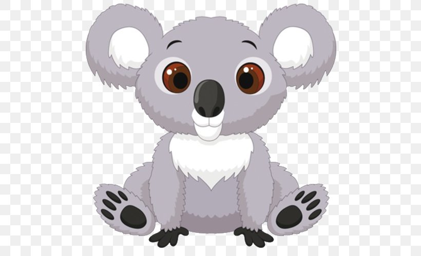 Baby Koala Bear Clip Art, PNG, 500x500px, Watercolor, Cartoon, Flower, Frame, Heart Download Free