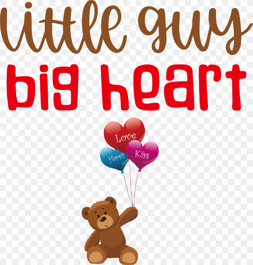 Little Guy Big Heart Valentines Day Valentines Day Quote, PNG, 2863x3000px, Valentines Day, Balloon, Bears, Meter, Teddy Bear Download Free