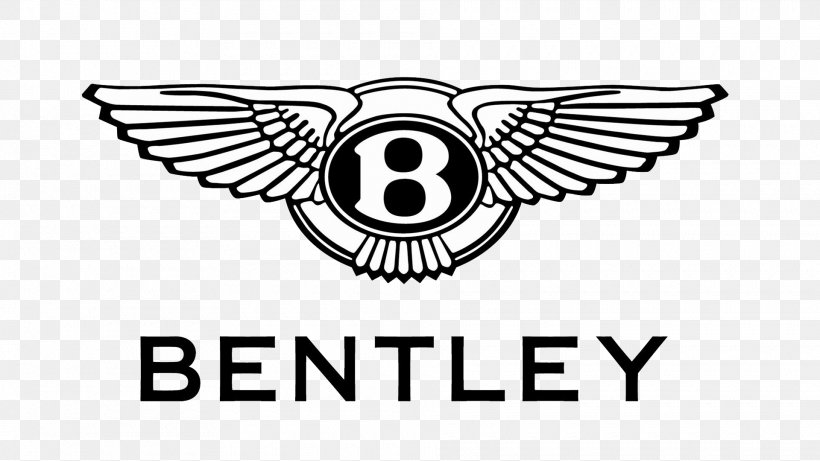 Bentley Jaguar Cars Luxury Vehicle Logo, PNG, 1920x1080px, Bentley, Bentley Manchester, Black, Black And White, Brand Download Free