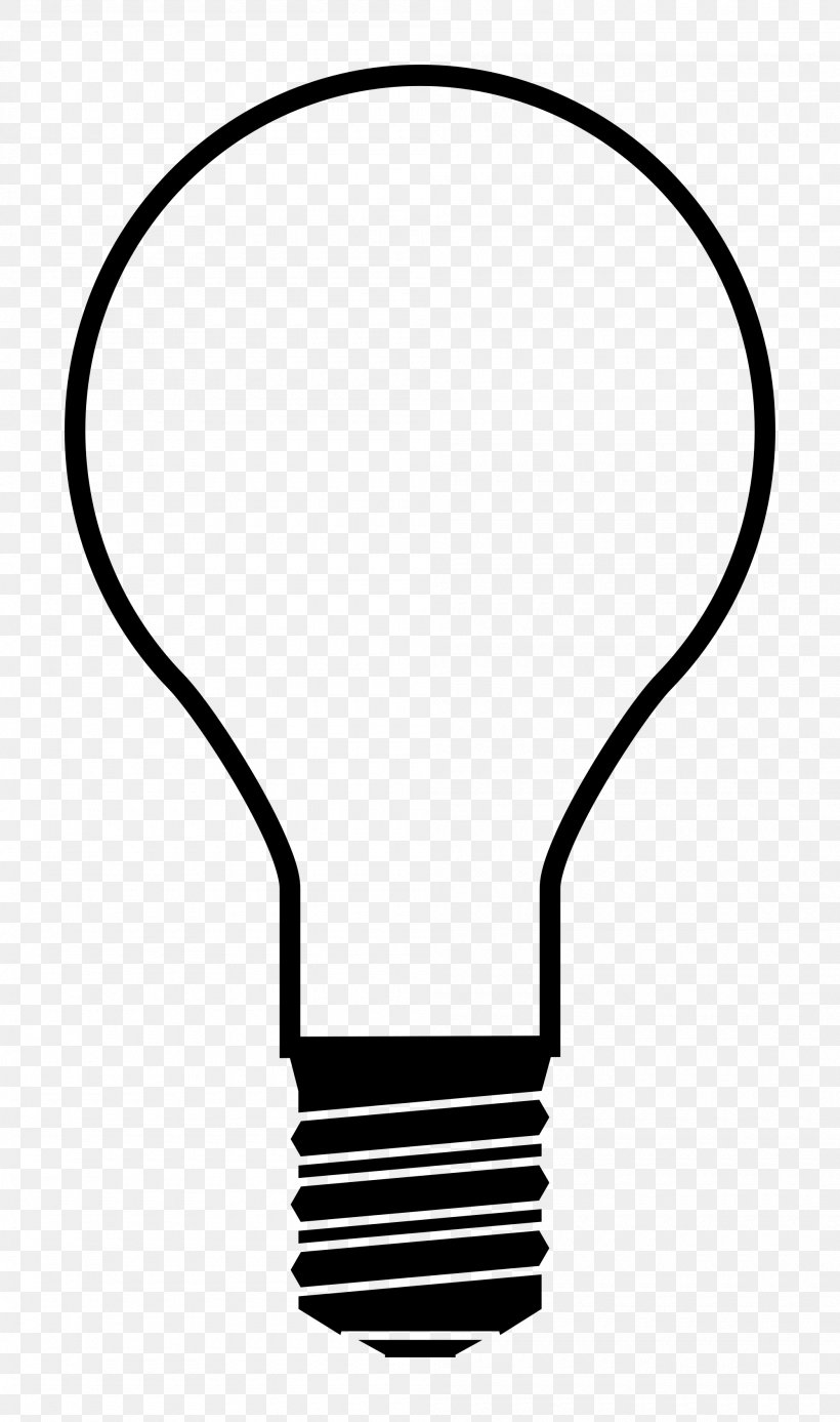 Incandescent Light Bulb Lamp Clip Art, PNG, 2000x3385px, Light, Black, Black And White, Christmas Lights, Drawing Download Free