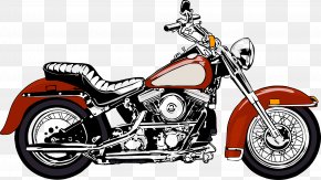 Motorcycle Cartoon - Motorcycle Accessories Motorcycle Engine Scooter Clip Art PNG