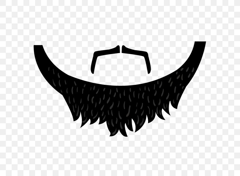 Beard, PNG, 600x600px, Beard, Black, Black And White, Logo, Monochrome Download Free