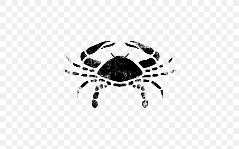 Cancer Crab Zodiac Astrological Sign Horoscope, PNG, 512x512px, Cancer, Aries, Astrological Sign, Astrology, Black And White Download Free
