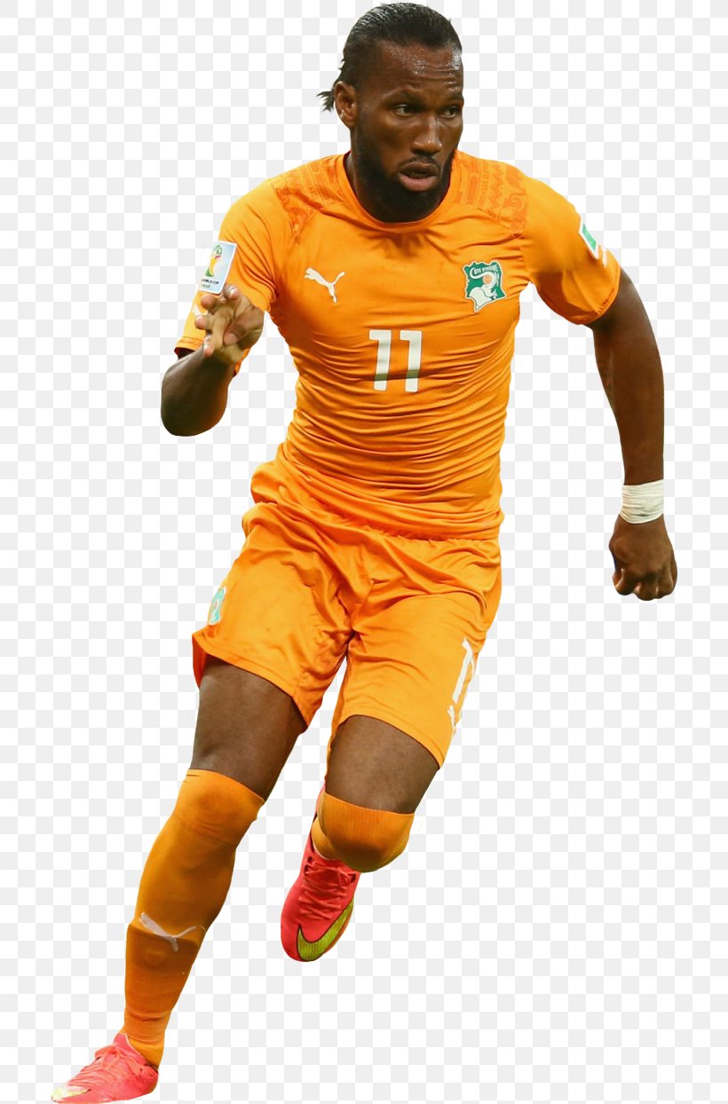 Didier Drogba Ivory Coast National Football Team Galatasaray S.K. Chelsea F.C. Football Player, PNG, 707x1244px, Didier Drogba, Afc Wimbledon, Ball, Chelsea Fc, Football Download Free