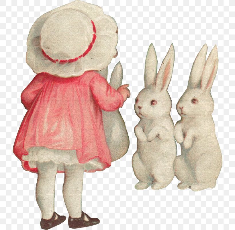 Domestic Rabbit Easter Bunny Figurine, PNG, 732x800px, Watercolor, Cartoon, Flower, Frame, Heart Download Free