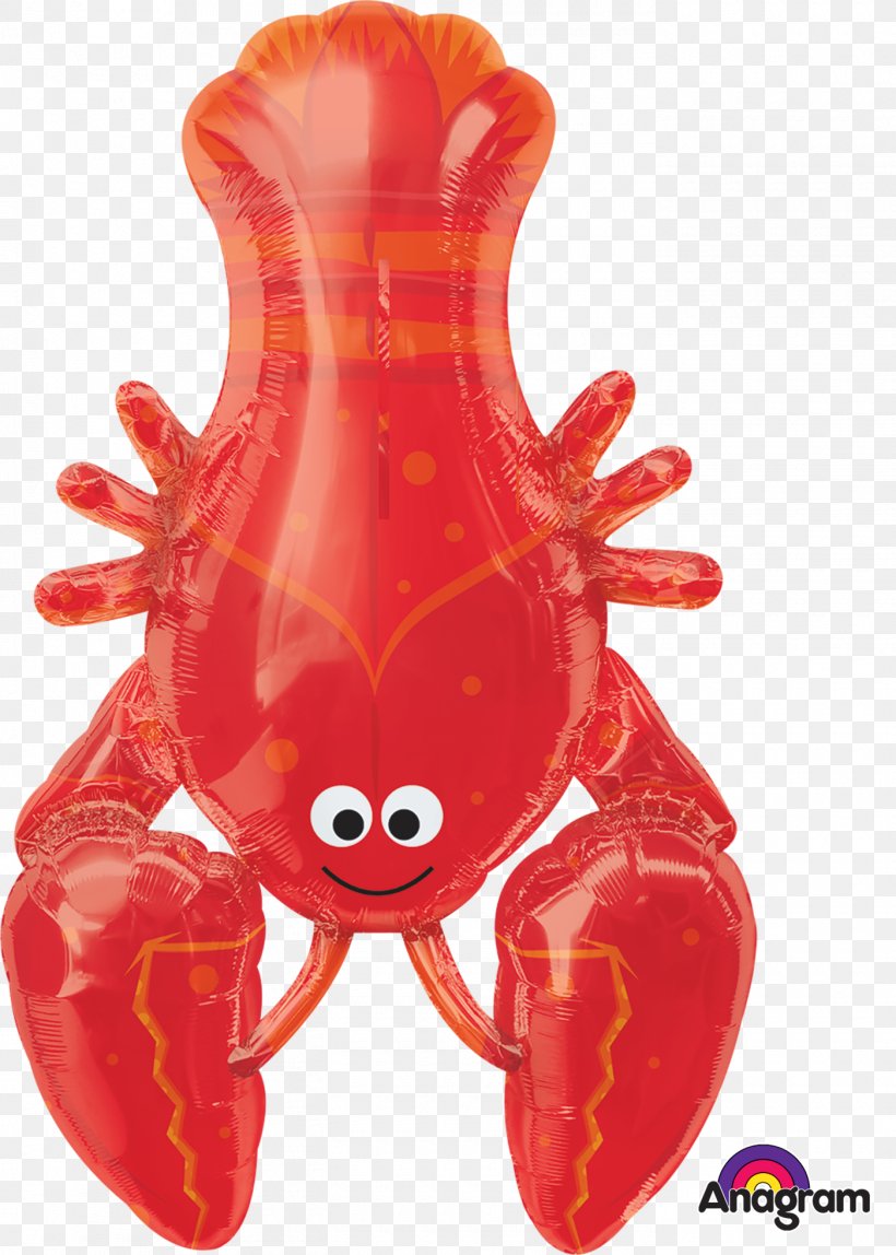 Lobster Mylar Balloon Crayfish Seafood Boil, PNG, 1400x1960px, Lobster, Balloon, Birthday, Bopet, Confetti Download Free