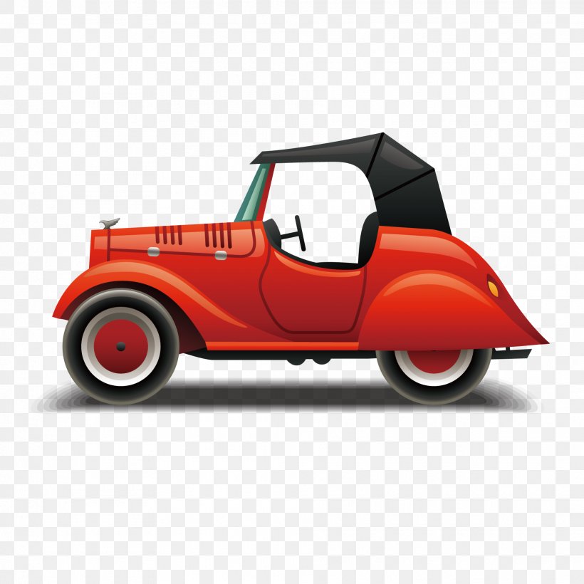 Sports Car Convertible, PNG, 1875x1875px, Car, Antique Car, Automotive Design, Cartoon, Classic Car Download Free