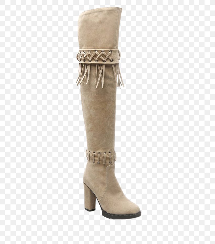 Suede Thigh-high Boots Shoe Knee-high Boot, PNG, 700x931px, Suede, Absatz, Ankle, Beige, Boot Download Free