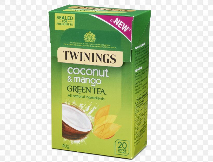 Earl Grey Tea Green Tea Twinings Tea Bag, PNG, 1960x1494px, Earl Grey Tea, Coconut, Flavor, Food, Green Tea Download Free