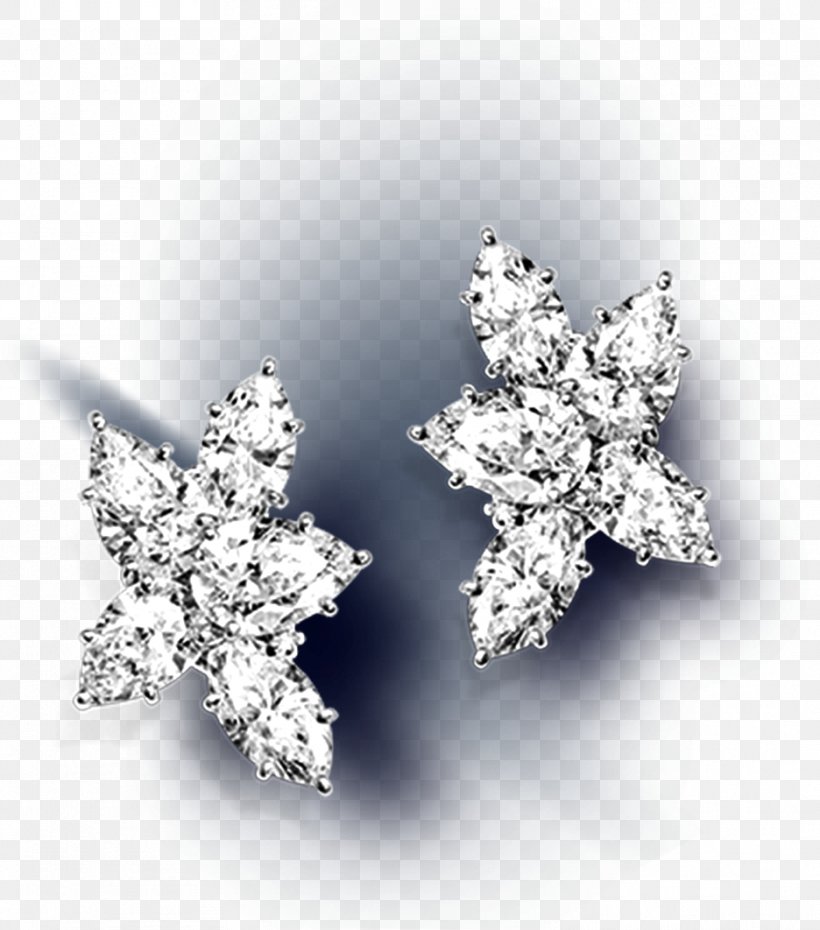 Earring Jewellery Diamond All Star Jeweler Supply Harry Winston, Inc., PNG, 936x1062px, Earring, Black And White, Body Jewelry, Bracelet, Brilliant Download Free