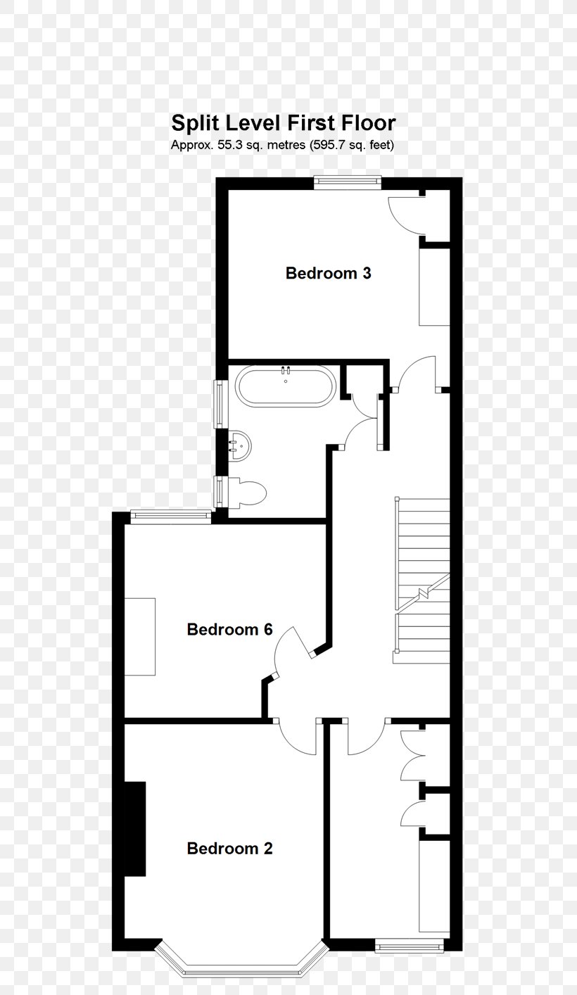 Floor Plan Donnybrook, Dublin Storey House Bedroom, PNG, 520x1414px, Floor Plan, Area, Bed, Bedroom, Black And White Download Free